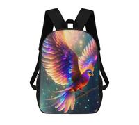 sinyumoney Colorful Fantasy Bird Art-1 Mochilas Infantiles Mochila Escolar Impresa En 3D Para Niños Mochilas De Viaje Bolsas Para Libros Para Niños 17inch Mochila Escolar