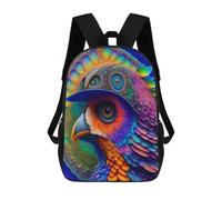 sinyumoney Colorful Fantasy Bird Art Mochilas Infantiles Mochila Escolar Impresa En 3D Para Niños Mochilas De Viaje Bolsas Para Libros Para Niños 17inch Mochila Escolar
