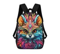 sinyumoney Colorful Fantasy Creature Mochila Escolar Impresa En 3D Para Niños, Mochila Escolar Informal De Moda Para Viajes Para Niños Y Estudiantes 17inch