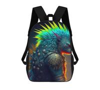 sinyumoney Colorful Fantasy Creature Mochila Escolar Para Niños, Mochila Escolar Impresa En 3D Para Estudiantes De Primaria Y Secundaria 17inch