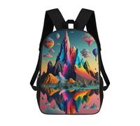 sinyumoney Colorful Fantasy Landscape -6 Mochila Trabajo Negocios Colegio Escuela Para Campus Deportes Al Aire Libre Viajes 17inch