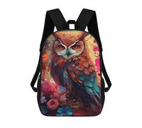 sinyumoney Colorful Fantasy Owl Artwork Mochila Escolar Impresa En 3D 17inch Mochilas De Moda Para Niños, Mochilas Escolares Para Niños De Primaria Y Secundaria