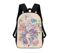 sinyumoney Colorful Flower Bouquet Mochilas Escolares Para La Escuela Secundaria, Preparatoria, Universidad Y Viajes Para Hombres, Mujeres Y Adolescentes 17inch