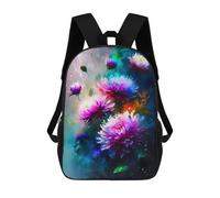 sinyumoney Colorful Flower Painting Mochila Impresa En 3D Para Niños, Mochila Escolar, Mochilas De Viaje Para Niños, Bolsas De Libros De Alta Capacidad, Mochila Infantil 17inch