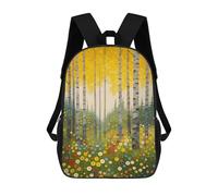 sinyumoney Colorful Forest Meadow Painting Mochila Escolar Para Niños, Mochila Escolar De Gran Capacidad Para Niños, Mochila Escolar 3D, Regalos Para Niños 17inch