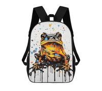 sinyumoney Colorful Frog Painting Mochilas Escolares Mochilas Escolares De Secundaria Mochila Informal Para El Campus Viajes Al Aire Libre Deportes 17inch
