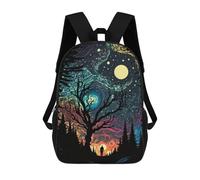 sinyumoney Colorful Galaxy 3 Mochila Escolar Mochilas Escolares Para Niñas Y Niños Mochila Con Bolsillo Mochila Escolar De Moda Para Niños 17inch