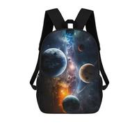 sinyumoney Colorful Galaxy Mochila Infantil, Mochila Escolar Para Niños, Mochila Escolar Infantil Con Estampado 3D De Dibujos Animados, Mochila De Gran Capacidad Para Niños Y Niñas 17inch