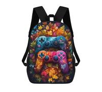 sinyumoney Colorful Gaming Controllers -23 Mochila Escolar Para Niños Y Niñas, Mochila Informal De Viaje, Mochila De Gran Capacidad Para El Día A Día 17inch