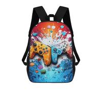 sinyumoney Colorful Gaming Controllers Art -2 Mochila Infantil, Mochila Escolar De Gran Capacidad Para Estudiantes, Mochila Para Libros, Mochila Para Niños, Niñas, Adultos Y Adolescentes 17inch