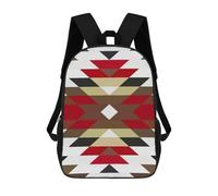 sinyumoney Colorful Geometric 01 Mochila Escolar Para Niñas Y Niños, Mochilas De Gran Capacidad, Mochilas Ligeras Para Niños Y Estudiantes 17inch