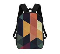 sinyumoney Colorful Geometric 02 Mochila Escolar Para Niñas Mochila Impermeable Mochila Informal De Día Mochila Ligera Para Niño Y Niña Mochila Escolar 17inch
