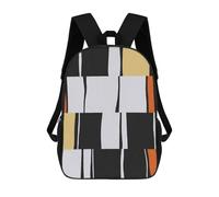 sinyumoney Colorful Geometric 03 Mochila Escolar Infantil Impresa En 3D Para Niños, Mochila De Viaje De Alta Capacidad, Bolsas Para Libros, Mochila Escolar Infantil 17inch