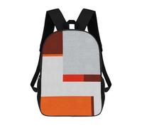 sinyumoney Colorful Geometric 23 Mochila Escolar Infantil Impresa En 3D Para Niños, Mochilas De Viaje De Alta Capacidad, Bolsas Para Libros, Mochila Escolar Infantil 17inch