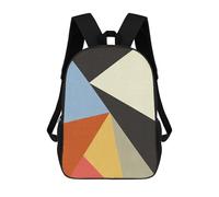 sinyumoney Colorful Geometric 25 Mochila Escolar Mochilas Escolares Para Niñas Y Niños Mochila Con Bolsillo Mochila Escolar De Moda Para Niños 17inch