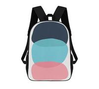 sinyumoney Colorful Geometric 29 Mochila, Mochila Escolar Impresa En 3D, Bolsa Para El Almuerzo Escolar, Mochila De Viaje, Mochila Para Amigos, Mochila Escolar Para Niñas Y Niños 17inch