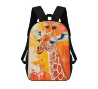 sinyumoney Colorful Giraffe Art Print -1 Mochilas Escolares, De Viaje Y Universitarias Para Hombres, Mujeres Y Adolescentes 17inch