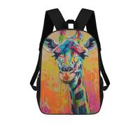 sinyumoney Colorful Giraffe Painting Artwork Mochila Escolar Ligera Para Aeropuerto Y Universidad Para Estudiantes. Mochila Para La Escuela/trabajo/viajes 17inch