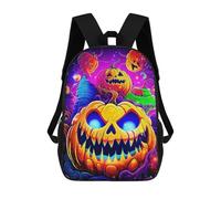 sinyumoney Colorful Halloween Pumpkins Mochila Infantil Escolar Para Niños Con Estampado 3D De Dibujos Animados, Mochila Escolar Para Estudiantes, Mochila Para Portátil Para Niños Y Niñas 17inch