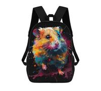 sinyumoney Colorful Hamster Mochila Ligera Para Aeropuerto, Estudiantes Universitarios, Niñas, Niños Y Adolescentes 17inch