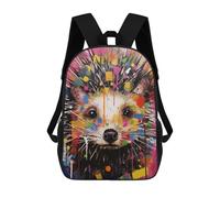 sinyumoney Colorful Hedgehog Art Print Mochilas Infantiles Impresas En 3D Para Niños, Mochilas Escolares De Moda, Mochilas De Viaje, Mochilas Escolares Para Niños De Primaria 17inch