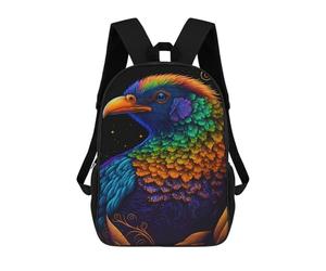 sinyumoney Colorful Iridescent Bird 1 Mochila Escolar, Mochila De Viaje, Mochila Universitaria, Mochilas Para El Campus, Actividades Al Aire Libre, Viajes Y Deportes 17inch