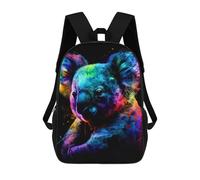 sinyumoney Colorful Koala Artwork Mochilas Infantiles Escolares Impresas En 3D, Mochilas Para Niños, Mochilas De Viaje Para Niños Y Niñas, Mochilas Escolares Para Niños 17inch
