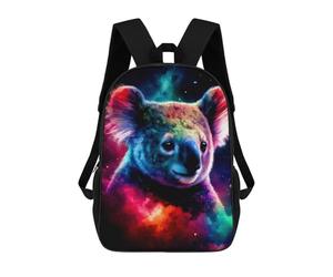 sinyumoney Colorful Koala in Space Mochila Infantil Para Niñas Y Niños, Mochila De Día, Escuela Primaria, Perfecta Para La Vuelta Al Cole O Educación Física, Regalos Y Viajes 17inch