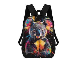 sinyumoney Colorful Koala Portrait Mochila Escolar, Mochila De Negocios Para Portátil, Mochila Unisex Informal Para Adolescentes, Niños, Mujeres Y Hombres 17inch