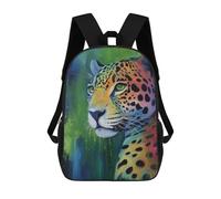 sinyumoney Colorful Leopard Painting Mochilas Infantiles Impresas En 3D Para Niños. Mochilas De Viaje De Moda Para Niños. Mochila Escolar Para Estudiantes De Primaria Y Secundaria.