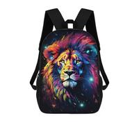 sinyumoney Colorful Lion Art Print-39 17inch Mochila Escolar Impresa En 3D Para Niños, Mochila Escolar Informal De Moda, Mochilas De Viaje Para Niños Y Estudiantes.