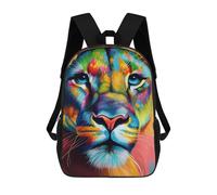 sinyumoney Colorful Lioness Animals Mochila Escolar Infantil Impresa En 3D Para Niños, Mochilas De Viaje De Alta Capacidad, Bolsas Para Libros, Mochila Escolar Infantil 17inch