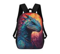 sinyumoney Colorful Lizard Portrait Mochila, Mochila Escolar Impresa En 3D, Bolsa Para El Almuerzo Escolar, Mochila De Viaje, Mochila Para Amigos, Mochila Escolar Para Niñas Y Niños 17inch