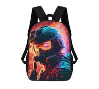 sinyumoney Colorful Military Mochilas Para Niños Mochilas Escolares Mochila Escolar Para Niños Impresa En 3D Mochilas De Viaje De Moda Para Niños De Primaria Y Secundaria 17inch
