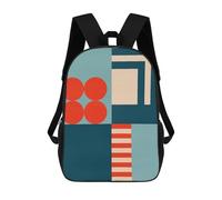 sinyumoney Colorful Minimalism 13 Mochilas Para Niños Mochila Escolar Mochila Escolar Impresa En 3D Para Niños Estudiantes De Primaria Y Secundaria 17inch