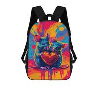 sinyumoney Colorful Mouse Love Heart Art Print Mochila De Viaje Para La Universidad Mochilas Para La Escuela/trabajo/viajes 17inch