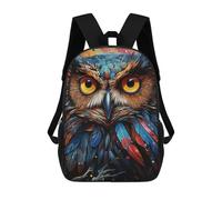 sinyumoney Colorful Mystical Owl Artwork -1 Mochila Escolar Impresa En 3D Mochila Escolar De Moda Para Niños Mochilas Para Niños Estudiantes De Secundaria 17inch