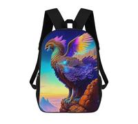sinyumoney Colorful Mythical Bird Artwork Mochila De Viaje Resistente Al Agua, Mochila Para Computadora Portátil Para Campus, Viajes Al Aire Libre Y Deportes 17inch