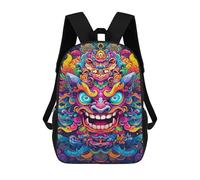 sinyumoney Colorful Mythical Creature Artwork Mochila Escolar Para Institutos De Secundaria Mochila Informal - Perfecta Para Viajes, Trabajo Y Uso Diario 17inch
