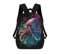 sinyumoney Colorful Octopus Art Print-4 Mochilas Infantiles Mochila Escolar Impresa En 3D Para Niños Mochilas De Viaje Bolsas Para Libros Para Niños 17inch Mochila Escolar