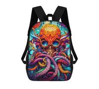 sinyumoney Colorful Octopus Mochilas Para Niños Y Estudiantes, Mochilas Escolares Impresas En 3D, Mochilas Para Estudiantes De Primaria Y Secundaria, Mochilas Para Niños Y Niñas 17inch
