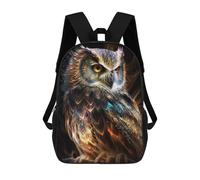 sinyumoney Colorful Owl Artwork Mochila, Mochila Infantil, Mochila Escolar Para Estudiantes, Mochila Para Libros, Mochila Escolar Impresa En 3D Para Niños Y Niñas 17inch