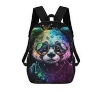 sinyumoney Colorful Panda Art Print -1 Mochilas Impresas En 3D Para Niños 17inch Mochilas De Moda Informales Para El Día A Día, Bolsas De Viaje, Mochilas Informales Para Exteriores Para Niños Y Niñas