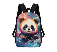 sinyumoney Colorful Panda Art Print-4 Mochila Escolar Infantil Impresa En 3D 17inch Mochilas De Moda Para Niños De Primaria Y Secundaria