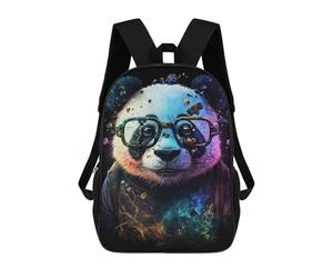 sinyumoney Colorful Panda Art Print-5 Mochilas Escolares Para Ordenador, Ideales Para El Colegio/trabajo/viajes, Acampadas, Aventuras Al Aire Libre Y Viajes Diarios 17inch