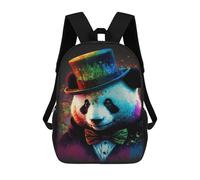 sinyumoney Colorful Panda Art Print-7 Mochilas Infantiles Impresas En 3D Para Niños. Mochilas De Viaje De Moda Para Niños. Mochila Escolar Para Estudiantes De Primaria Y Secundaria.