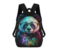 sinyumoney Colorful Panda Art Print Mochilas Infantiles Impresas En 3D De 17 Pulgadas. Mochila Escolar Informal Impresa En 3D Para Niños De Primaria Y Secundaria.