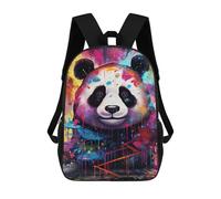 sinyumoney Colorful Panda Street Art Mochilas Infantiles Impresas En 3D Para Niños, Mochilas Escolares De Moda, Mochilas De Viaje, Mochilas Escolares Para Niños De Primaria 17inch