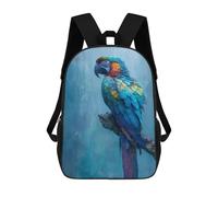 sinyumoney Colorful Parrot Artwork Mochilas Infantiles Mochila Escolar Impresa En 3D Para Niños Mochilas De Viaje Bolsas Para Libros Para Niños 17inch Mochila Escolar