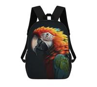 sinyumoney Colorful Parrot Mochila Infantil Con Impresión 3D, Mochila Escolar Para Niños, Mochila Informal Divertida Para Niños Y Adolescentes 17inch